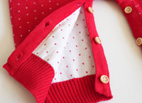 Load image into Gallery viewer, Baby Unisex Polka dots Print Christmas Jumpsuits Wholesale 2211071002
