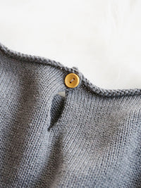 Load image into Gallery viewer, Baby Kid Girls Letters Bow Crochet Embroidered Christmas Sweaters Wholesale 221107104
