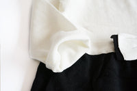 Load image into Gallery viewer, Kid Girls Color-blocking Bow Crochet Dresses Wholesale 22110711
