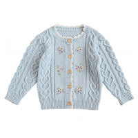 Load image into Gallery viewer, Baby Kid Girls Flower Embroidered Cardigan Wholesale 221107112
