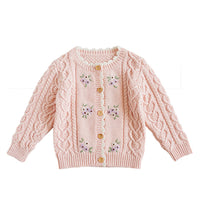 Load image into Gallery viewer, Baby Kid Girls Flower Embroidered Cardigan Wholesale 221107112
