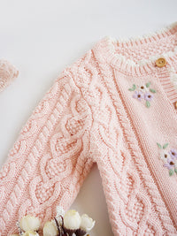 Load image into Gallery viewer, Baby Kid Girls Flower Embroidered Cardigan Wholesale 221107112
