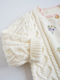 Load image into Gallery viewer, Baby Kid Girls Flower Embroidered Cardigan Wholesale 221107112
