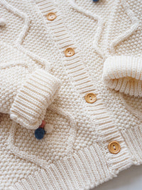 Load image into Gallery viewer, Baby Kid Girls Crochet Cardigan Wholesale 221107113
