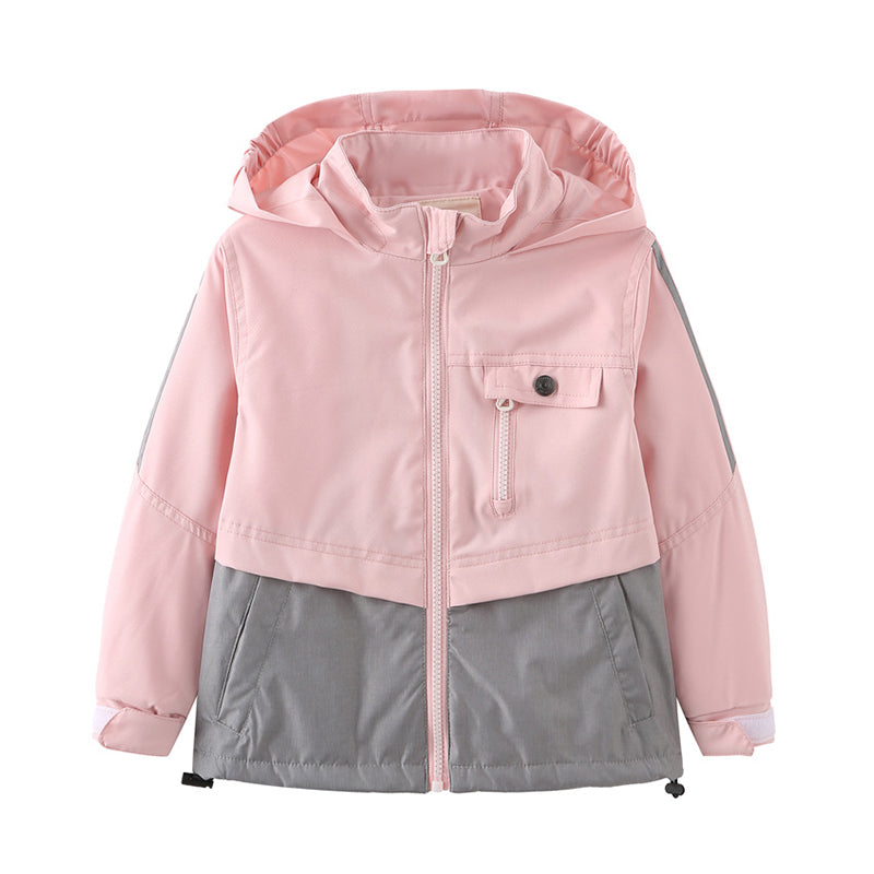 Baby Kid Girls Color-blocking Jackets Outwears Wholesale 221107127