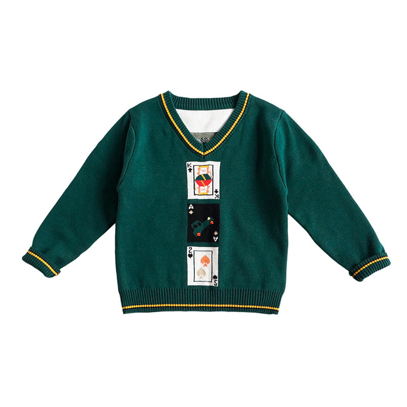 Baby Kid Boys Cartoon Crochet Sweaters Knitwear Wholesale 221107137