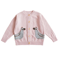 Load image into Gallery viewer, Baby Kid Girls Cartoon Cardigan Knitwear Wholesale 221107139
