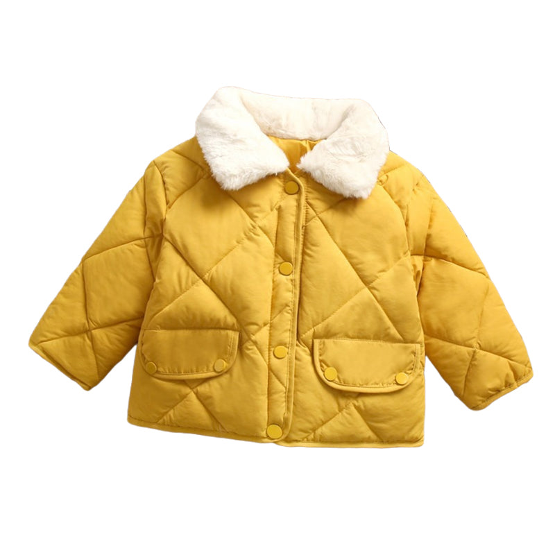 Baby Kid Unisex Solid Color Jackets Outwears Wholesale 221107197