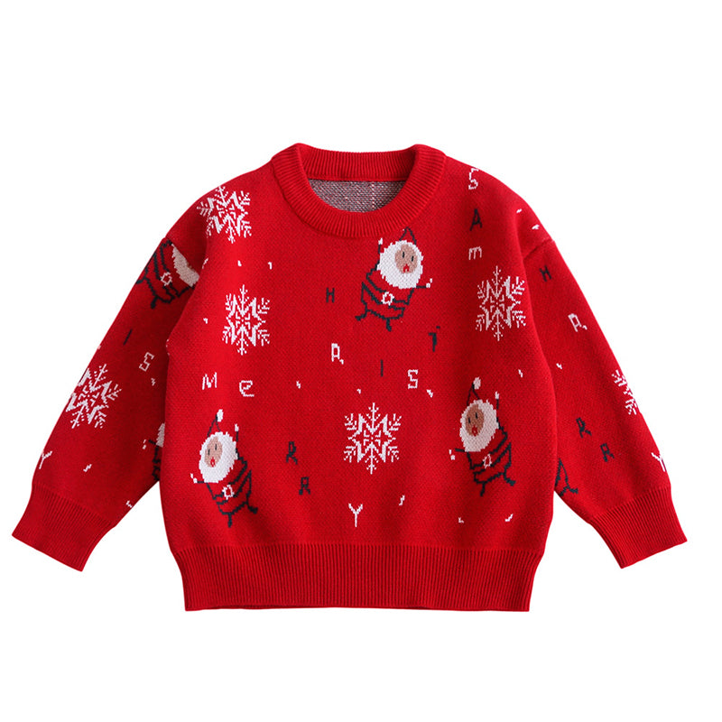 Baby Kid Unisex Animals Cartoon Crochet Christmas Sweaters Wholesale 221107235