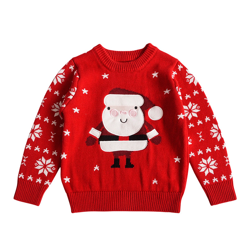 Baby Kid Unisex Cartoon Crochet Christmas Sweaters Wholesale 221107242