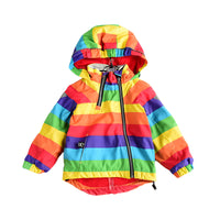 Load image into Gallery viewer, Baby Kid Unisex Rainbow Car Cartoon Star Print Jackets Outwears Wholesale 22110725

