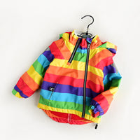 Load image into Gallery viewer, Baby Kid Unisex Rainbow Car Cartoon Star Print Jackets Outwears Wholesale 22110725
