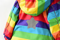 Load image into Gallery viewer, Baby Kid Unisex Rainbow Car Cartoon Star Print Jackets Outwears Wholesale 22110725

