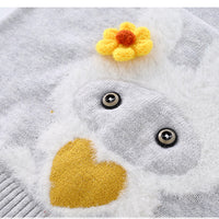 Load image into Gallery viewer, Baby Girls Love heart Animals Crochet Sweaters Wholesale 221107260
