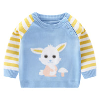 Load image into Gallery viewer, Baby Unisex Striped Color-blocking Animals Cartoon Sweaters Wholesale 221107264
