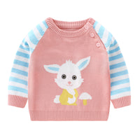 Load image into Gallery viewer, Baby Unisex Striped Color-blocking Animals Cartoon Sweaters Wholesale 221107264
