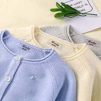 Load image into Gallery viewer, Baby Kid Girls Solid Color Cardigan Wholesale 221107266
