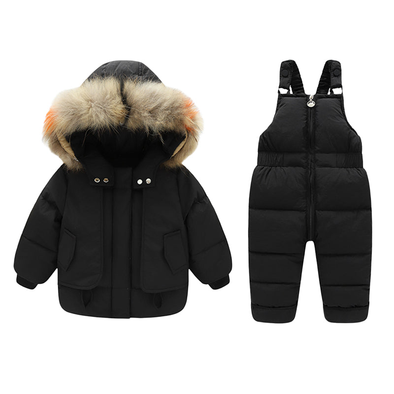 2 Pieces Set Baby Kid Unisex Solid Color Jackets Outwears And Jumpsuits Wholesale 221107320