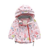 Load image into Gallery viewer, Baby Kid Unisex Animals Cartoon Print Coats Wholesale 22110734
