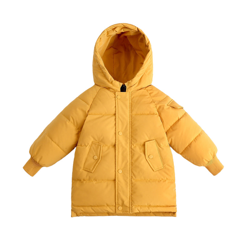 Baby Kid Unisex Solid Color Coats Wholesale 221107362