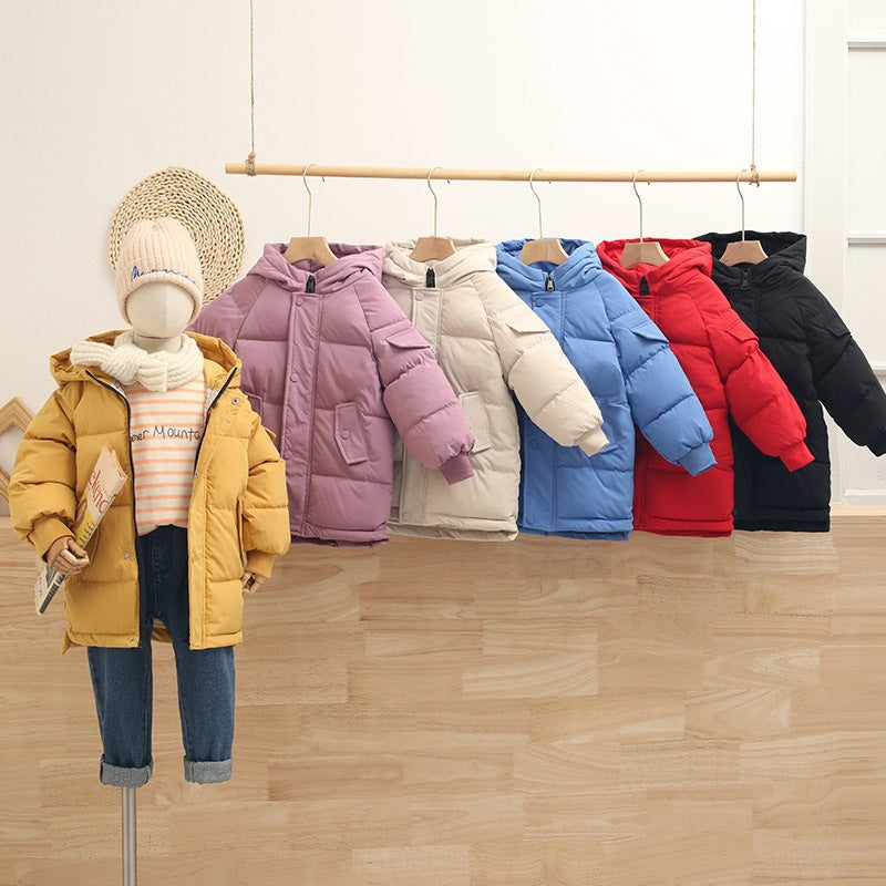 Baby Kid Unisex Solid Color Coats Wholesale 221107362