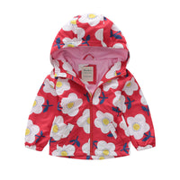 Load image into Gallery viewer, Kid Girls Flower Love heart Cartoon Print Jackets Outwears Wholesale 22110737
