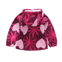 Load image into Gallery viewer, Kid Girls Flower Love heart Cartoon Print Jackets Outwears Wholesale 22110737
