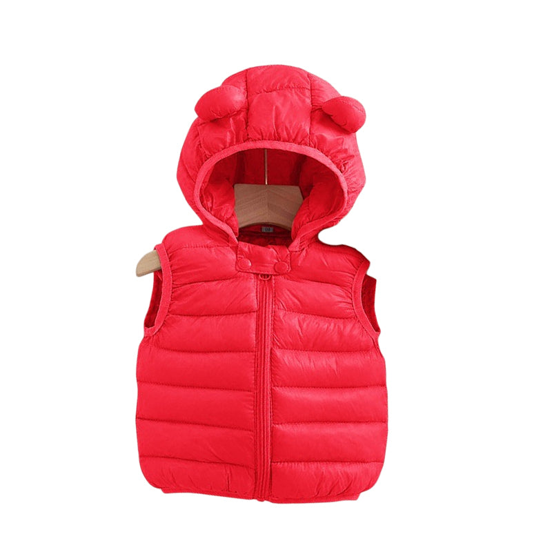 Baby Kid Unisex Solid Color Vests Waistcoats Wholesale 221107372