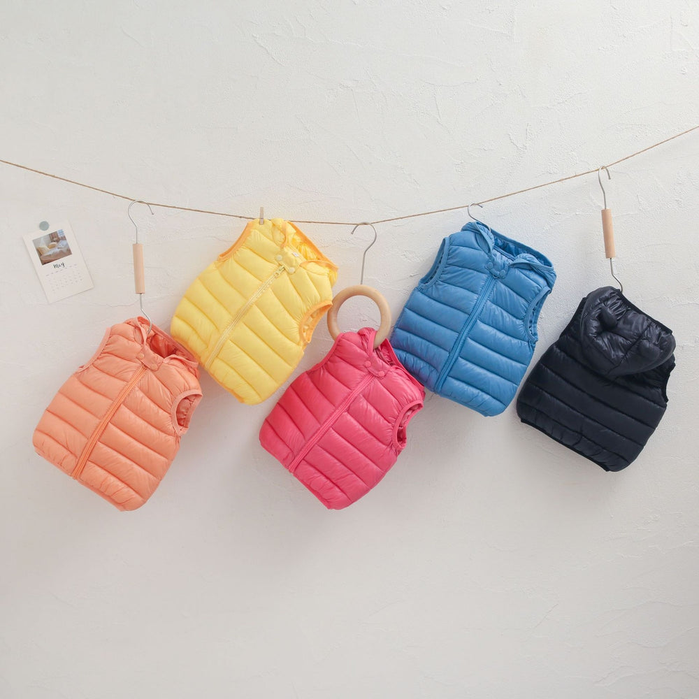 Baby Kid Unisex Solid Color Vests Waistcoats Wholesale 221107372