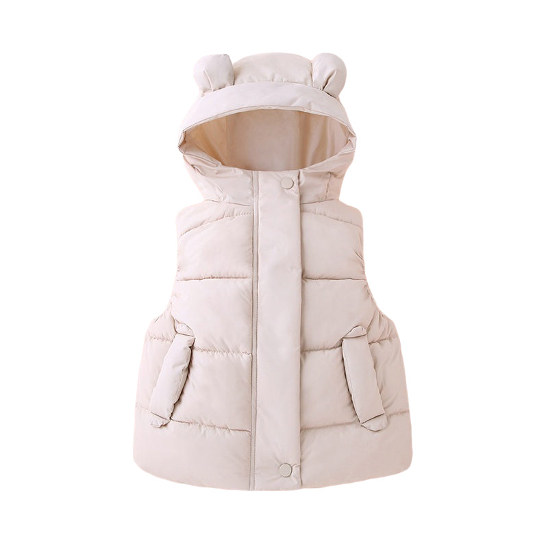 Baby Kid Unisex Solid Color Vests Waistcoats Wholesale 221107376