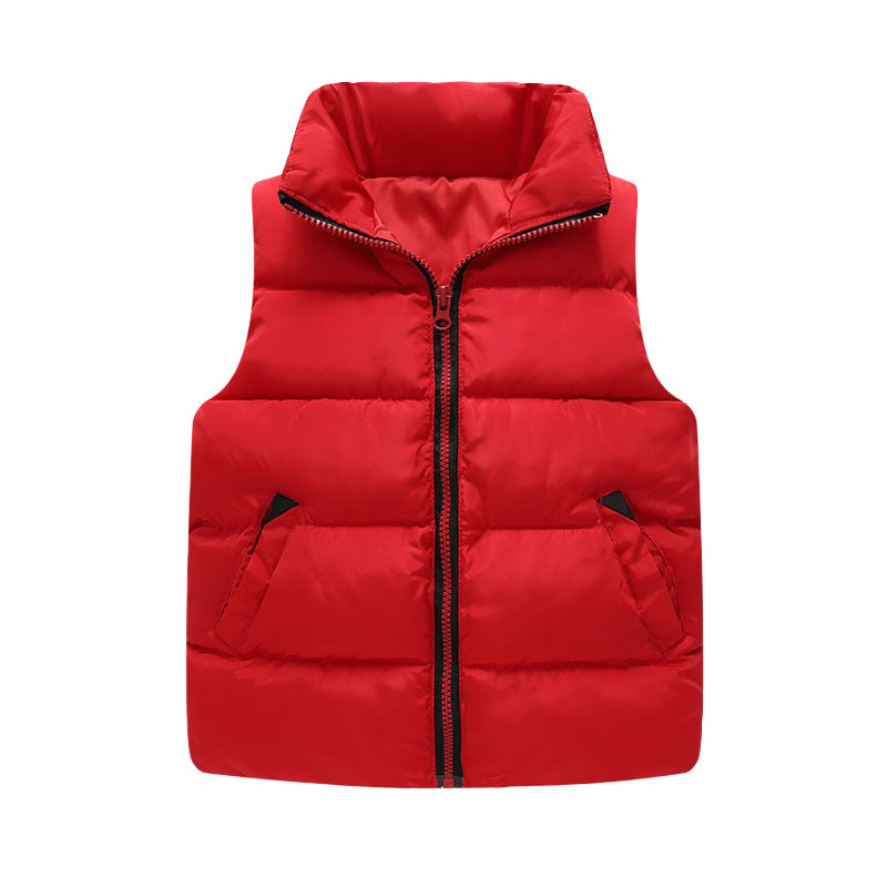 Kid Big Kid Unisex Solid Color Vests Waistcoats Wholesale 221107390