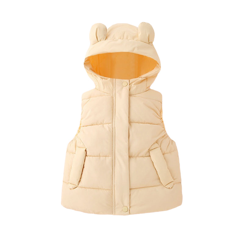 Baby Kid Unisex Solid Color Cartoon Vests Waistcoats Wholesale 221107421