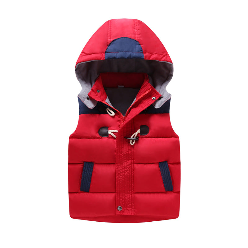Baby Kid Unisex Color-blocking Vests Waistcoats Wholesale 221107430