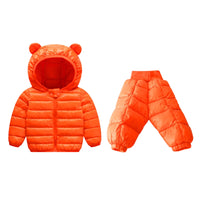 Load image into Gallery viewer, 2 Pieces Set Baby Kid Unisex Solid Color Jackets Outwears And Pants Wholesale 221107462
