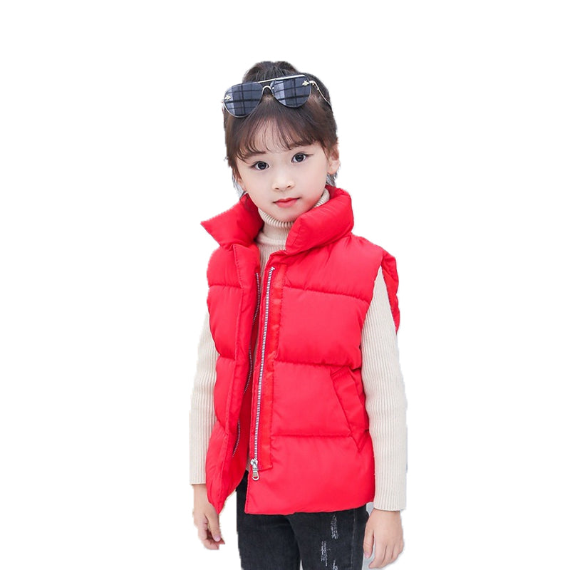 Kid Unisex Solid Color Vests Waistcoats Wholesale 221107465
