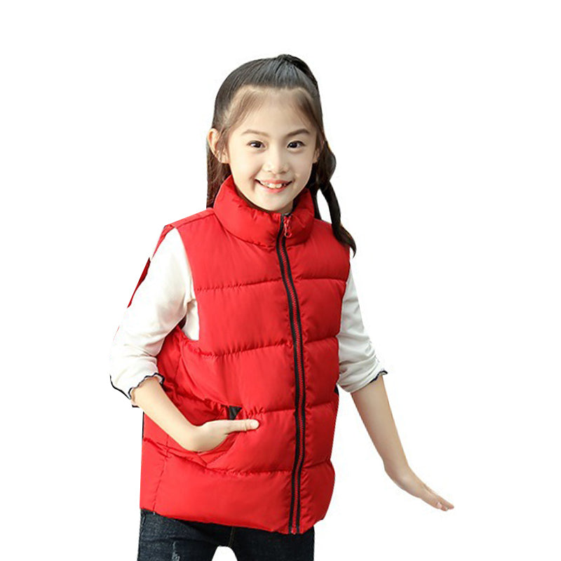 Kid Unisex Solid Color Vests Waistcoats Wholesale 221107501