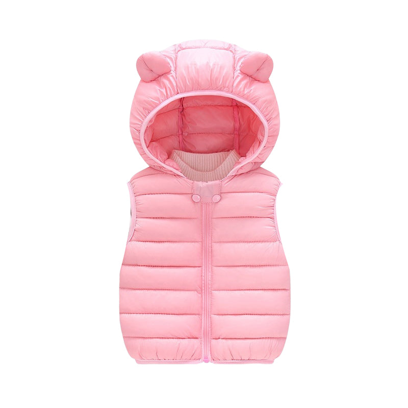 Baby Kid Unisex Solid Color Vests Waistcoats Wholesale 221107516