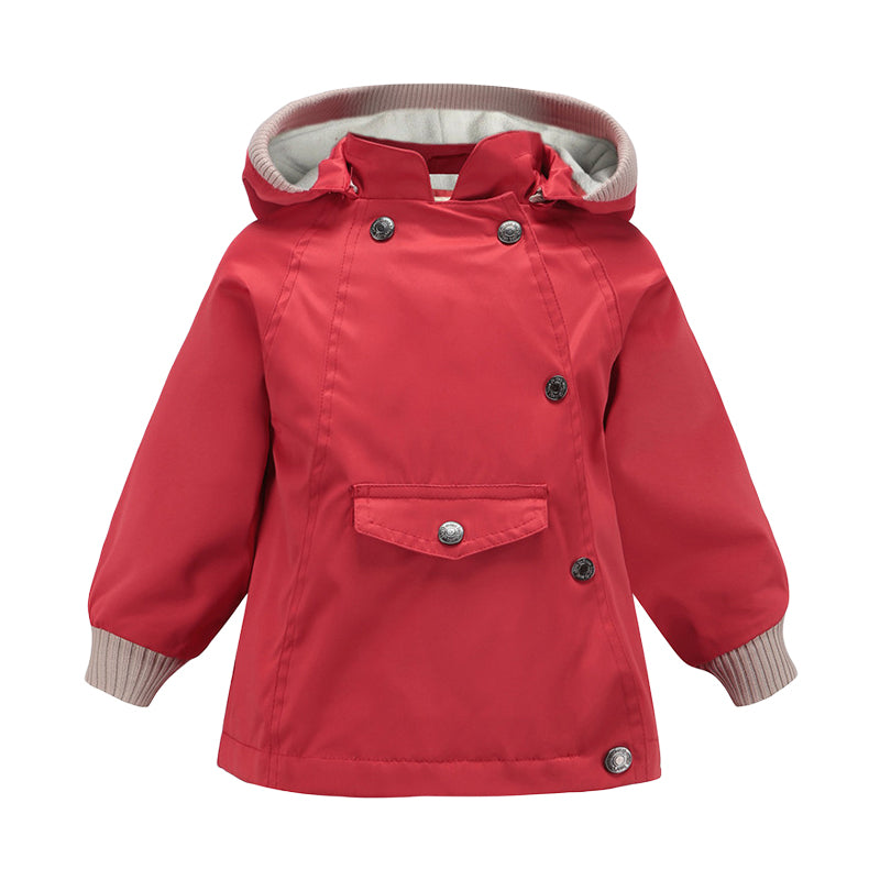 Baby Kid Unisex Solid Color Jackets Outwears Wholesale 22110756