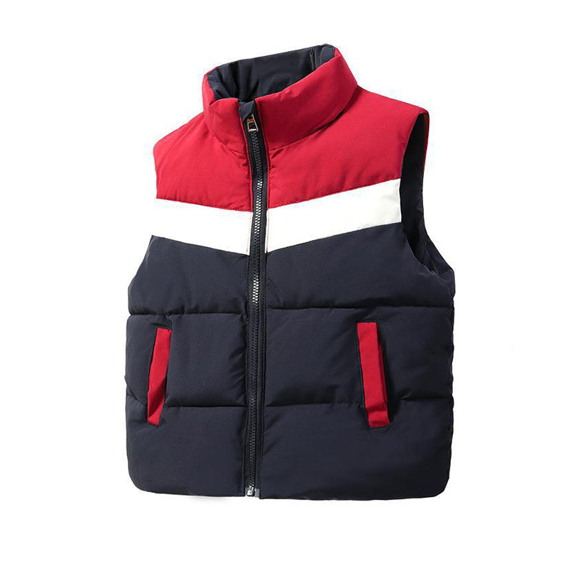 Kid Unisex Color-blocking Vests Waistcoats Wholesale 221107598