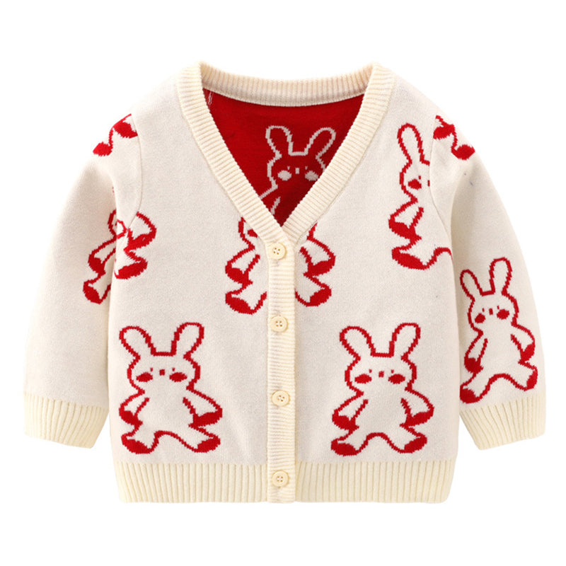 Baby Kid Girls Cartoon Crochet Cardigan Wholesale 221107615