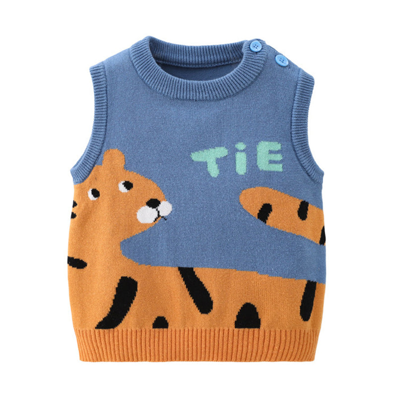 Baby Kid Unisex Letters Cartoon Crochet Sweaters Wholesale 221107622