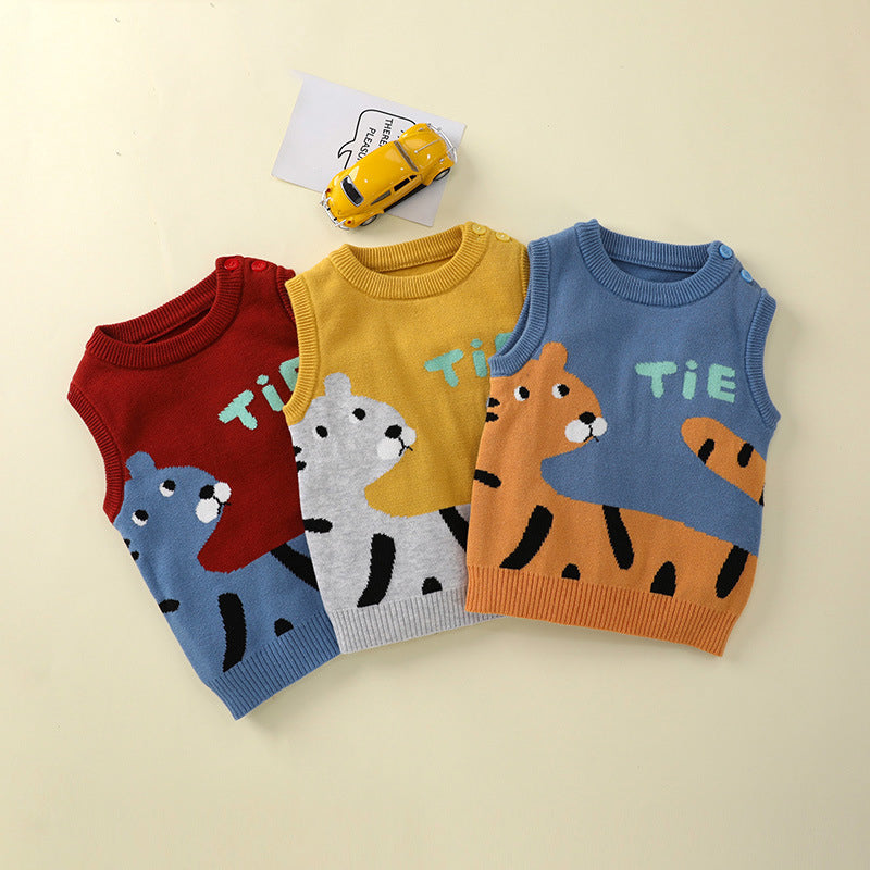 Baby Kid Unisex Letters Cartoon Crochet Sweaters Wholesale 221107622