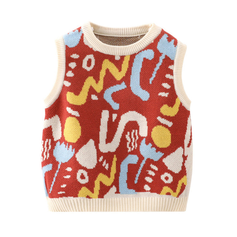 Baby Kid Unisex Letters Cartoon Crochet Sweaters Wholesale 221107624