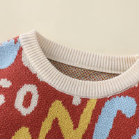 Load image into Gallery viewer, Baby Kid Unisex Letters Cartoon Crochet Sweaters Wholesale 221107624
