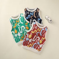 Load image into Gallery viewer, Baby Kid Unisex Letters Cartoon Crochet Sweaters Wholesale 221107624
