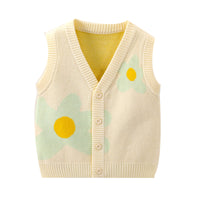 Load image into Gallery viewer, Baby Kid Girls Flower Crochet Vests Waistcoats Wholesale 221107695
