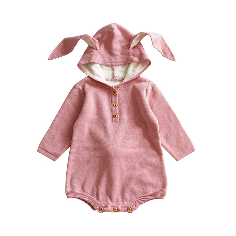 Baby Unisex Solid Color Rompers Wholesale 221107731
