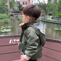 Load image into Gallery viewer, Baby Kid Unisex Solid Color Jackets Outwears Wholesale 22110775
