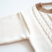 Load image into Gallery viewer, Baby Kid Girls Flower Crochet Sweaters Wholesale 221107791
