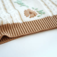 Load image into Gallery viewer, Baby Kid Girls Flower Crochet Sweaters Wholesale 221107791
